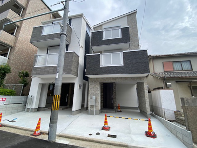 【外観】 | 神戸市須磨区磯馴町1丁目　新築戸建2号棟　仲介手数料無料！ | 落ち着いた雰囲気の外観です