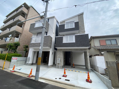 【外観】 | 神戸市須磨区磯馴町1丁目　新築戸建2号棟　仲介手数料無料！ | 外はこのようになっています