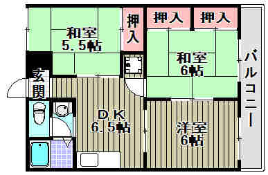 モアクレスト綾園の間取り