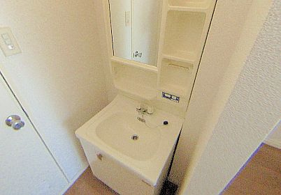 モアクレスト綾園の洗面所|広い洗面スペース