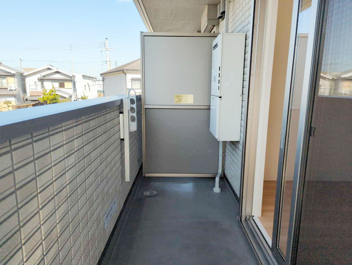 ブラン・キューブのバルコニー