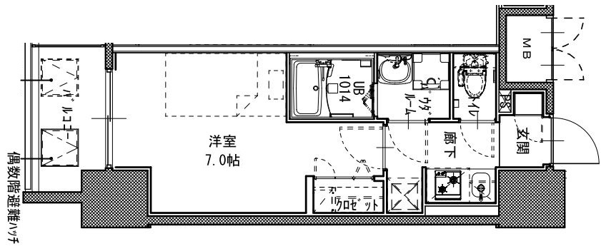 S-RESIDENCE福島玉川Deuxの間取り