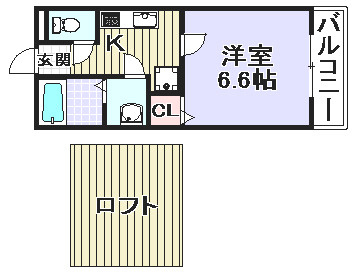 アイムパレス府中の間取り