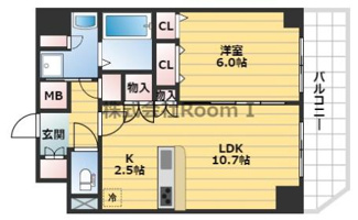 【間取り】 | アドバンス大阪城レガーレ
