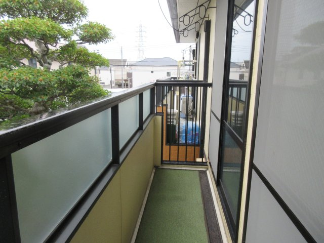 アムールKOHBEのバルコニー