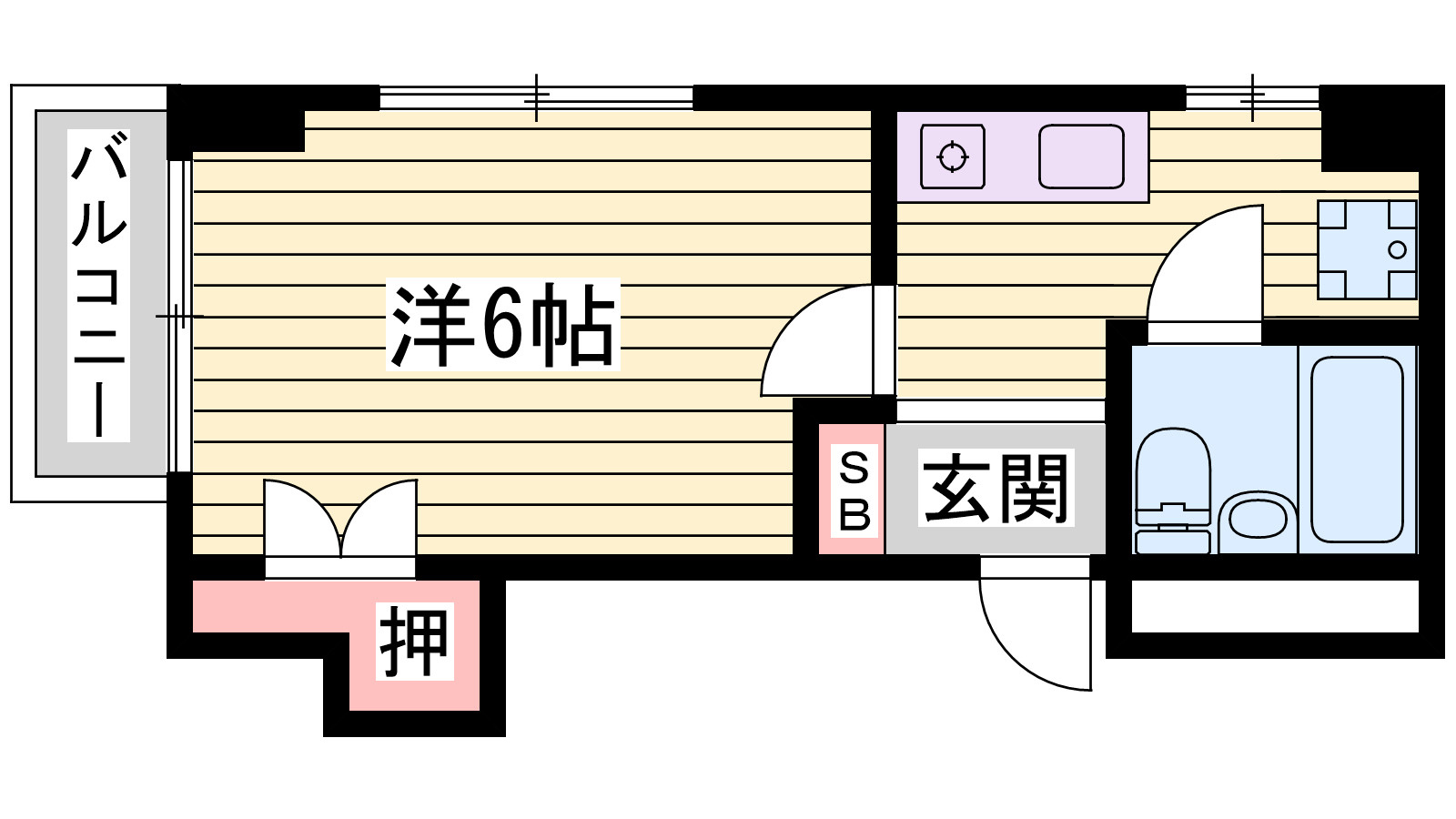 アルペジオの間取り