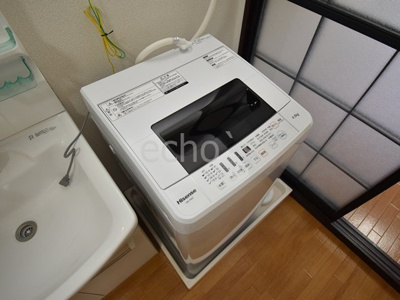 【設備】 | コーポせいまB | 全自動洗濯機