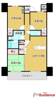 【間取り】 | ライオンズマンション大和高田セントハウス