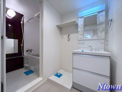 【洗面所】 | ハーモニーテラス名楽町 | 広い洗面スペース