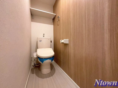 【トイレ】 | ハーモニーテラス名楽町 | 落ち着いた色調のトイレです