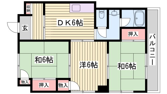 第２藤本ビルの間取り