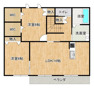 【間取り】 | へーベルメゾンタツカ | ２階