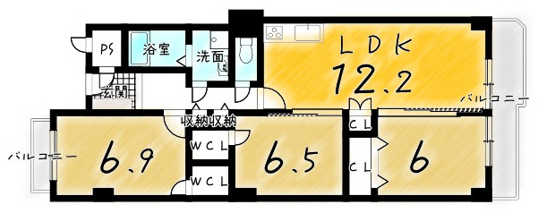 イトーピア向日マンションA棟