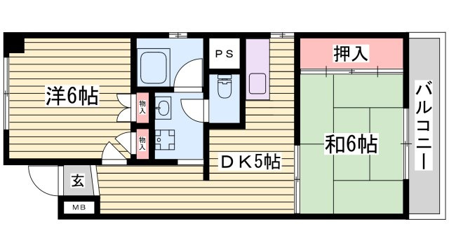 晴水ビルの間取り