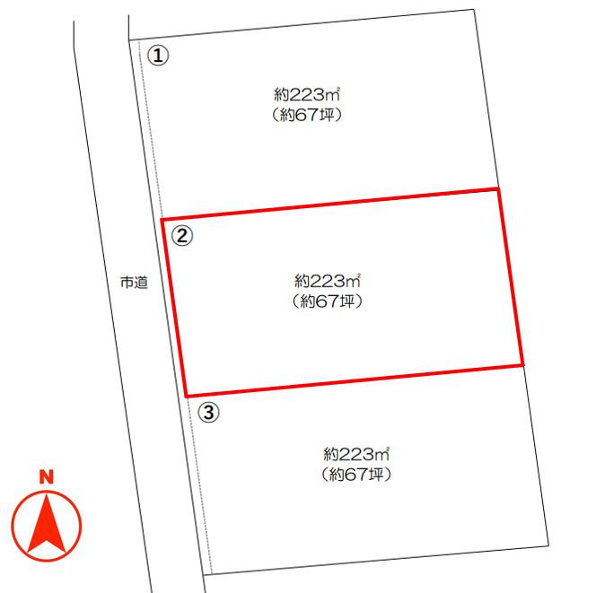高崎市吉井町小串②　土地520