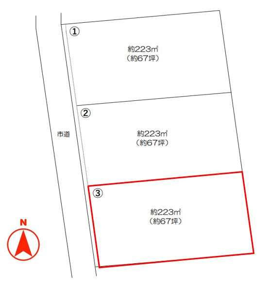 高崎市吉井町小串③　土地470