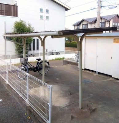 【外観】 | エントピアホープ | 屋根付き駐輪場