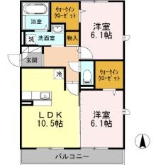 【間取り】 | セレーソエステート | 「セレーソエステート」の間取りです。