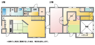 【間取り】 | 敷島町　中古戸建 | 敷地面積178.30㎡・建物面積91.86㎡！おしゃれな注文住宅です！