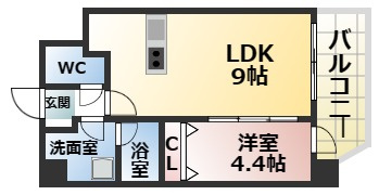 【間取り】 | スプランディッド難波