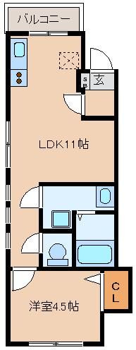 【間取り】 | リテラ香椎Ⅲ