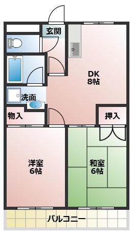 【間取り】 | パレ音羽