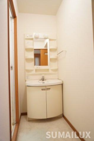 熊本市中央区本山町の賃貸マンションの独立洗面台