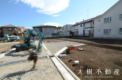 【前面道路含む現地写真】 | 海老名市勝瀬　売地　全３区画　【仲介手数料無料】