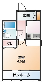 【間取り】 | バスティード西浜田