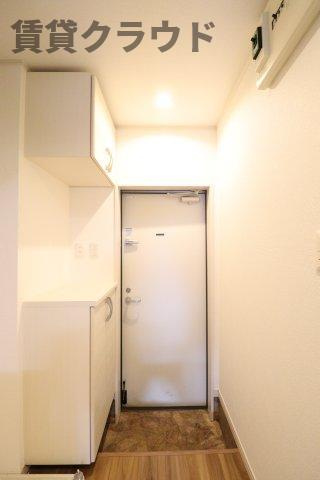 AQUE3の玄関|落ち着いた玄関です