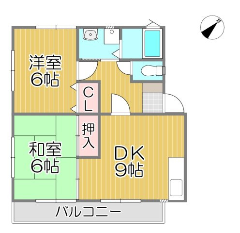 メゾンエクセレンスAの間取り
