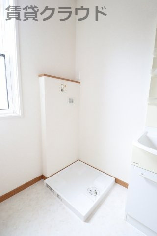 パティオ蘇我の洗面所|洗濯機置場