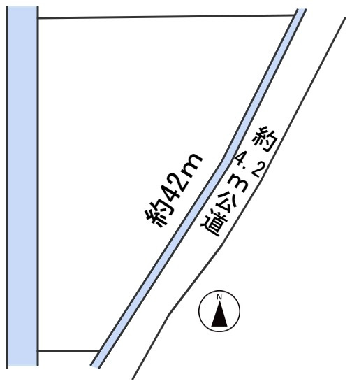 ６０９２８　岐阜市岩滝東二丁目土地の区画図