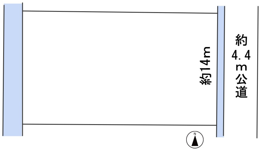 ６０９２９　岐阜市岩滝西三丁目土地の区画図