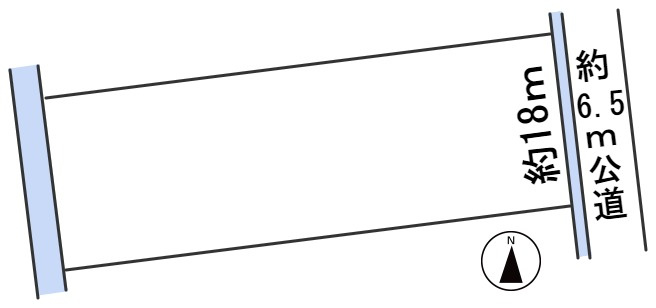 ６０９２３　岐阜市岩滝西二丁目土地の区画図