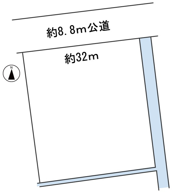 ６０９２４　岐阜市岩滝西三丁目土地の区画図