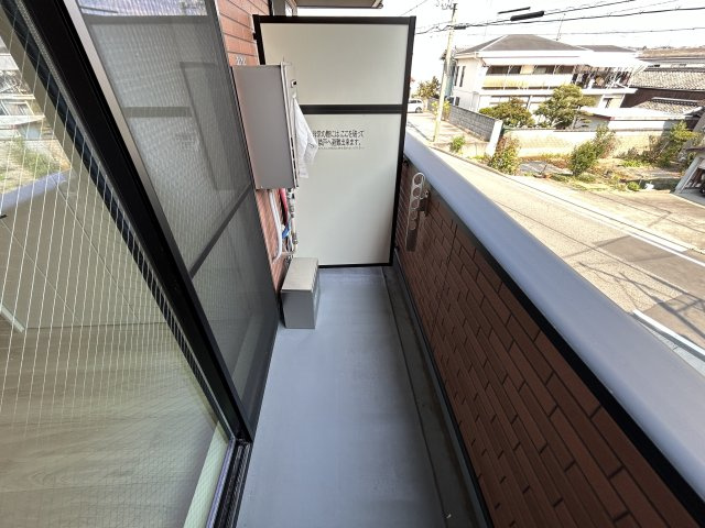 ブロンテ大久保のバルコニー