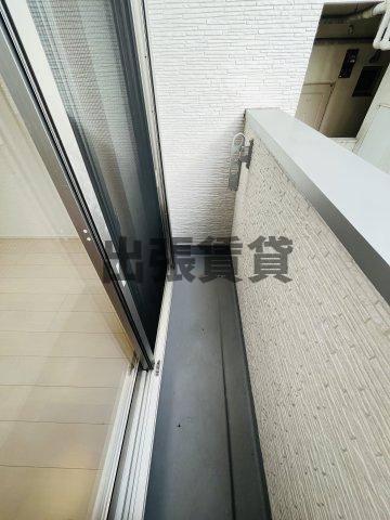 仲介手数料0円！ハーモニーテラス大杉町Ⅲのバルコニー