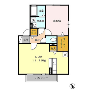 【間取り】 | プレフェリート　Ａ