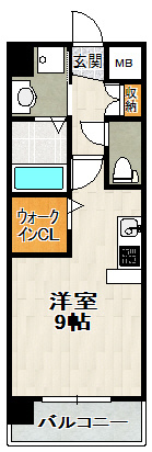 ONLYONE川西中央Ⅰの間取り