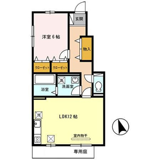 【間取り】 | ヴェルコート　B棟