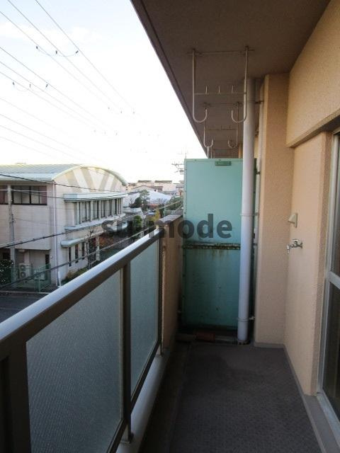 三吉マンションのバルコニー