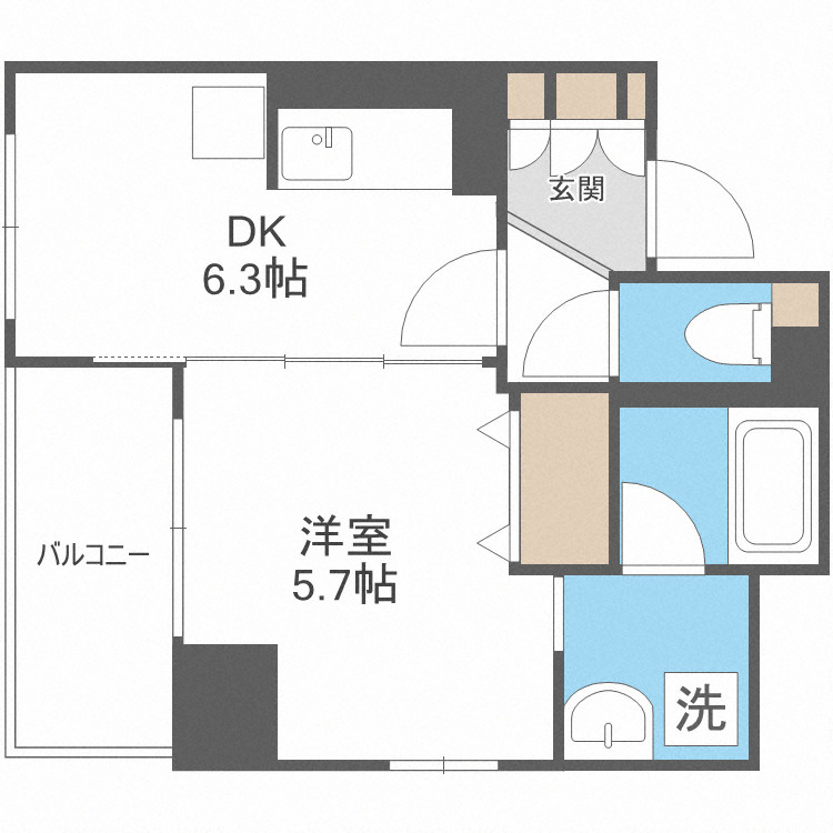 ティ ベルデの間取り