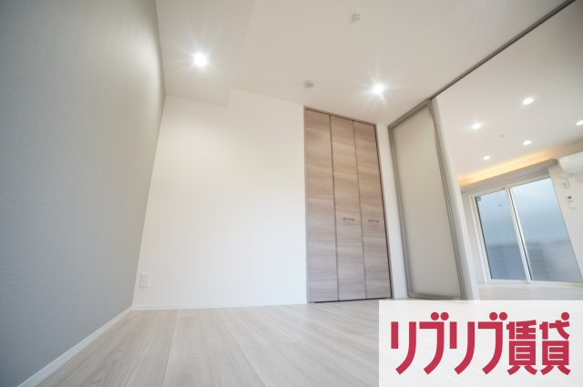 D-room弁天３丁目　A棟の寝室