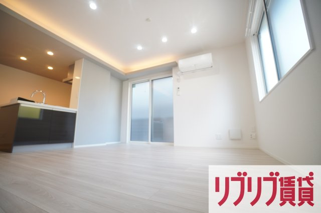 D-room弁天３丁目　A棟の居間・リビング