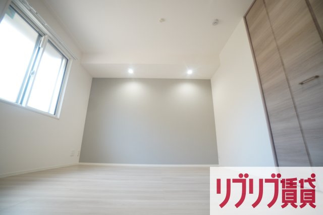 D-room弁天３丁目　A棟の寝室