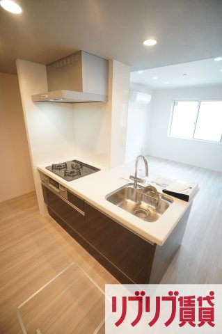 D-room弁天３丁目　A棟のキッチン