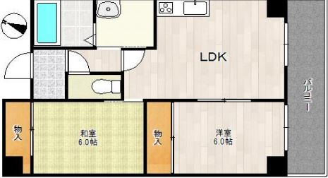 【間取り】 | グランドール名神豊中
