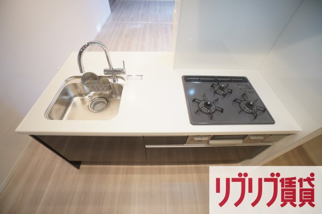 D-room弁天３丁目　A棟のキッチン