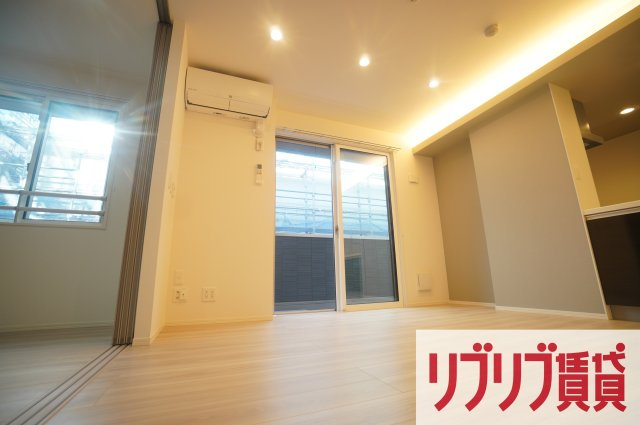 D-room弁天３丁目　A棟の居間・リビング